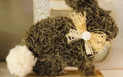 Spanish Moss Rustic Bunny