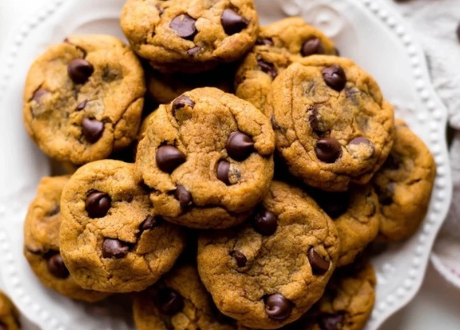 Pumpkin Chocolate Chip Cookies