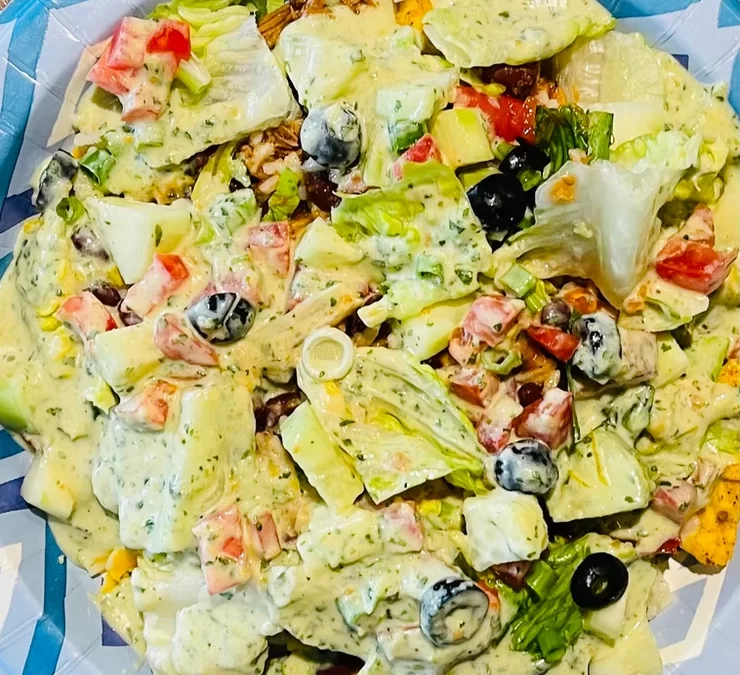 Sweet Pork Taco Salad Dinner