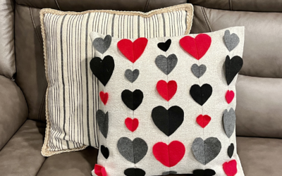DIY Valentines Day Pillow Cover