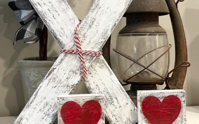 DIY Rustic Valentines Decor