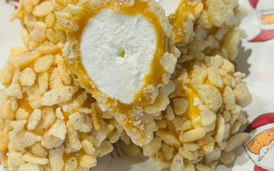 Caramel Marshmallow Rice Krispie Balls