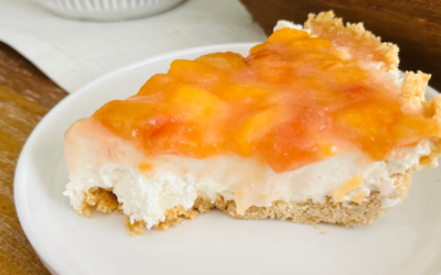 No-Bake Peach Pie