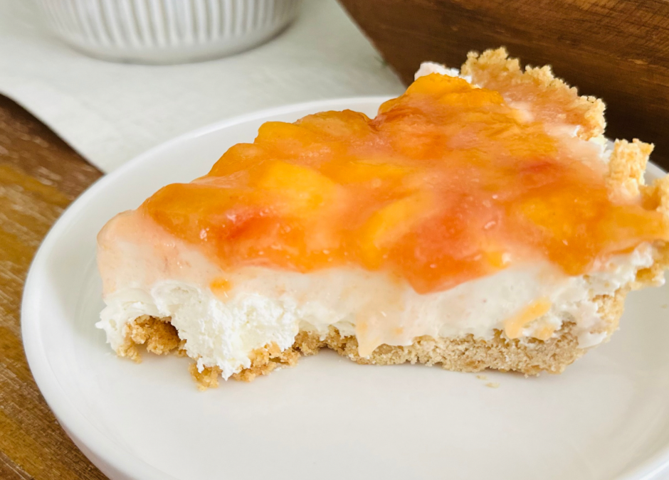 No-Bake Peach Pie