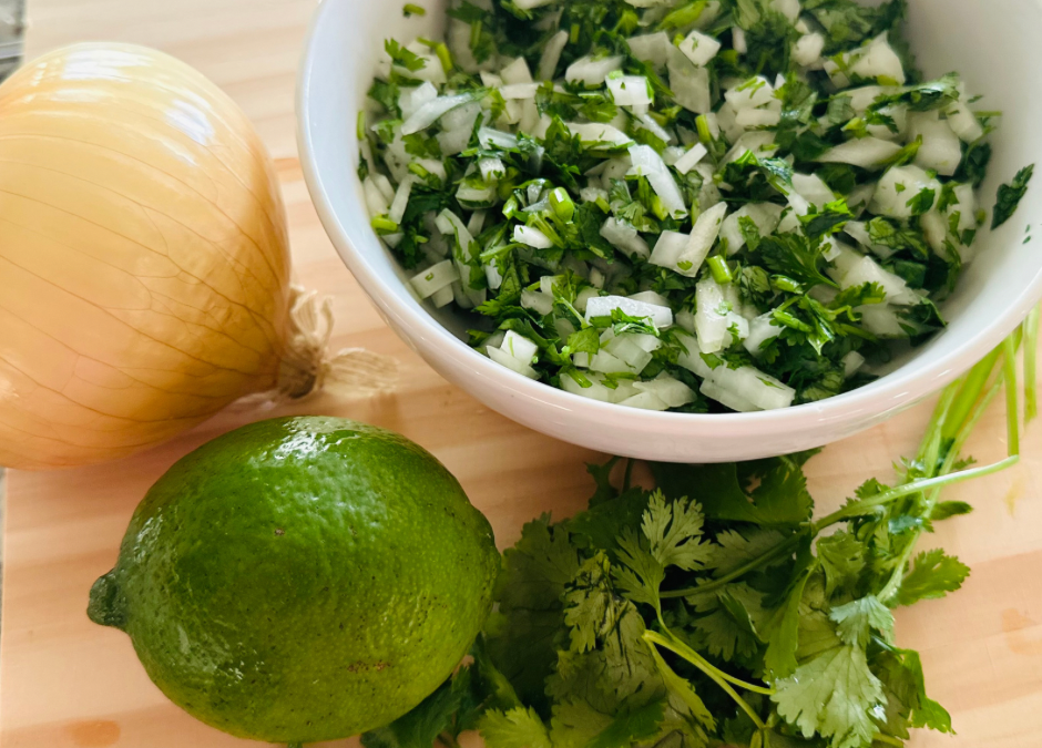 Onion Cilantro Lime Relish